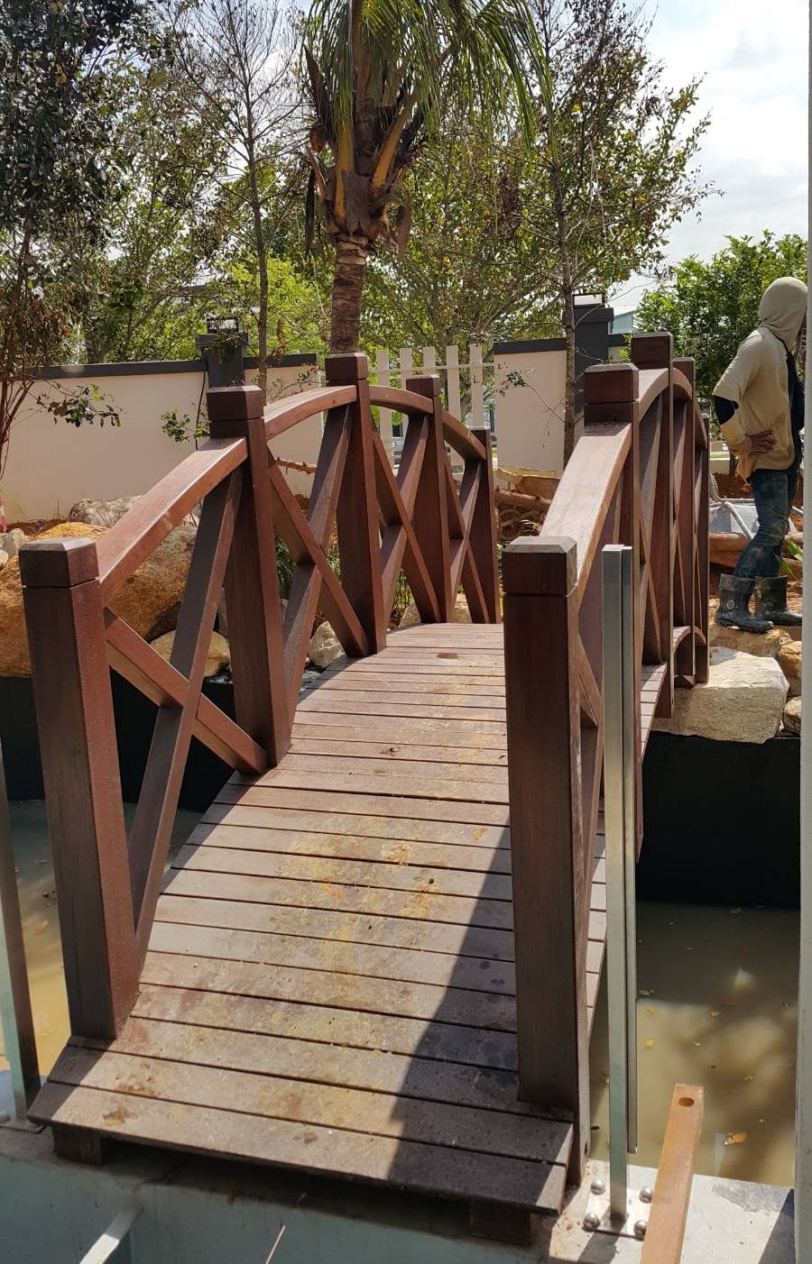 Wooden Garden Bridge 2