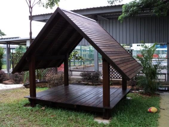 Solid Wood Gazebo 2