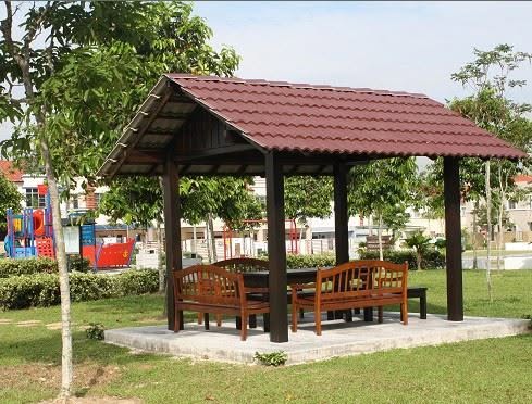 Solid Wood Gazebo 6
