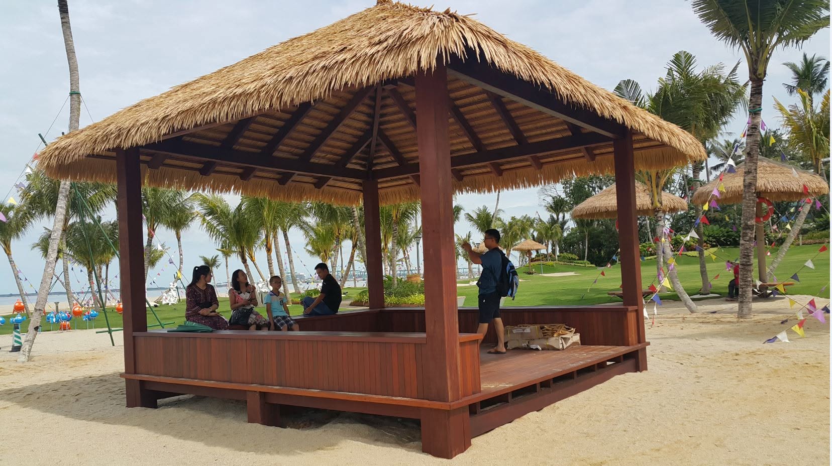 Solid Wood Gazebo 8