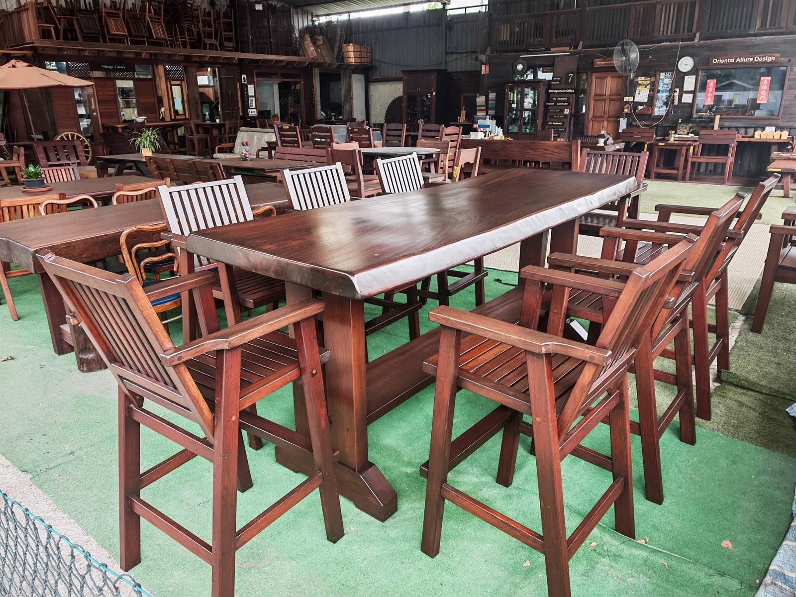 High Bar Dining Table Set
