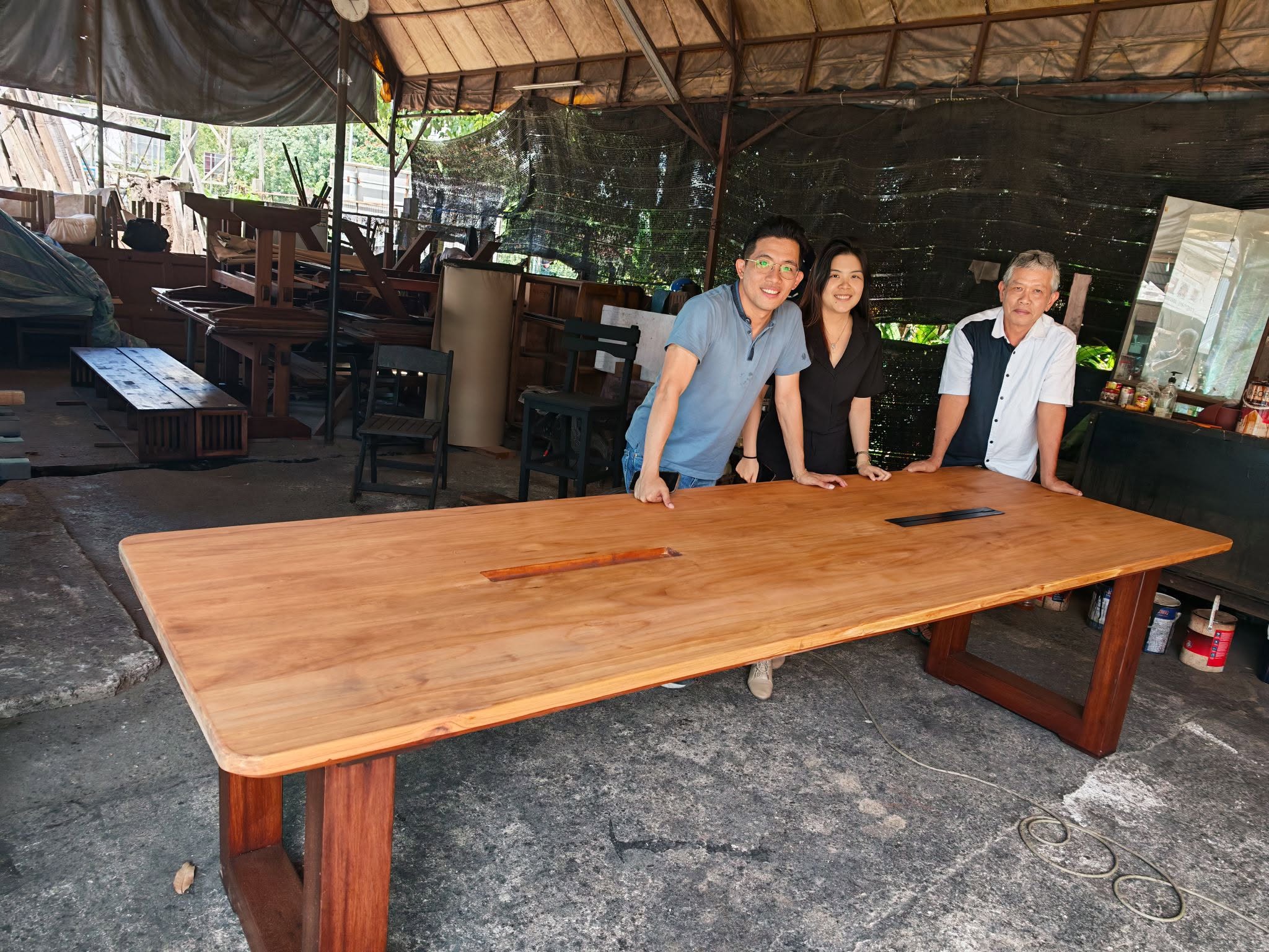 Live-Edge Slab Conference Table