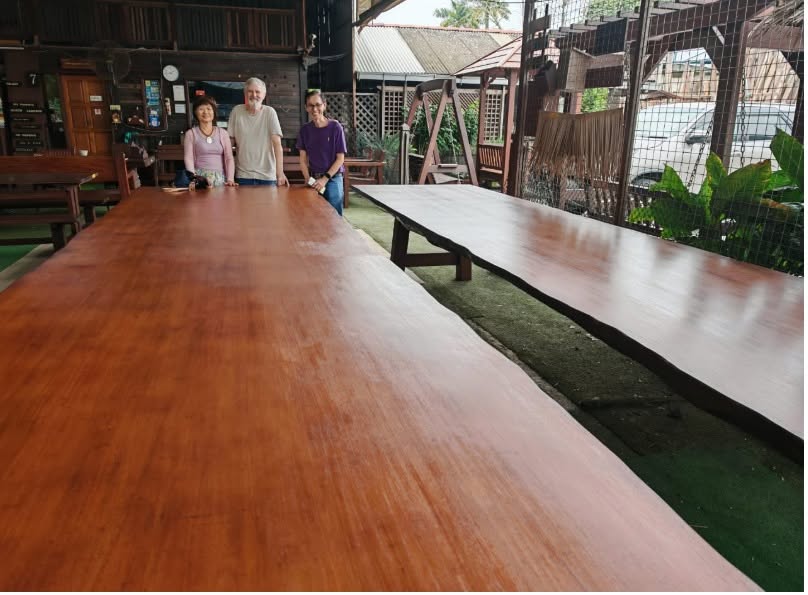 Live-Edge Slab Long Table