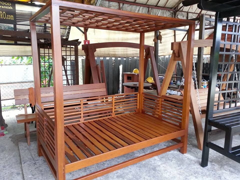 Wooden Sun Lounger 3